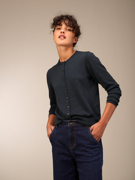 Merino cardigan