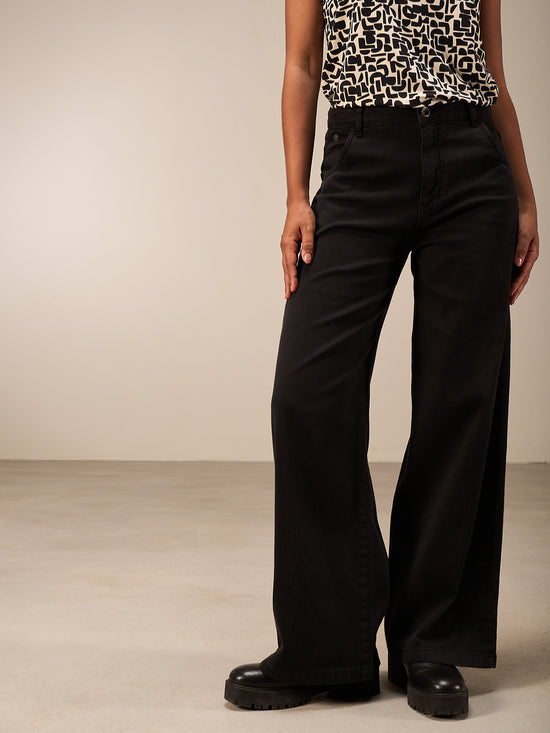 Pantaloni wide leg