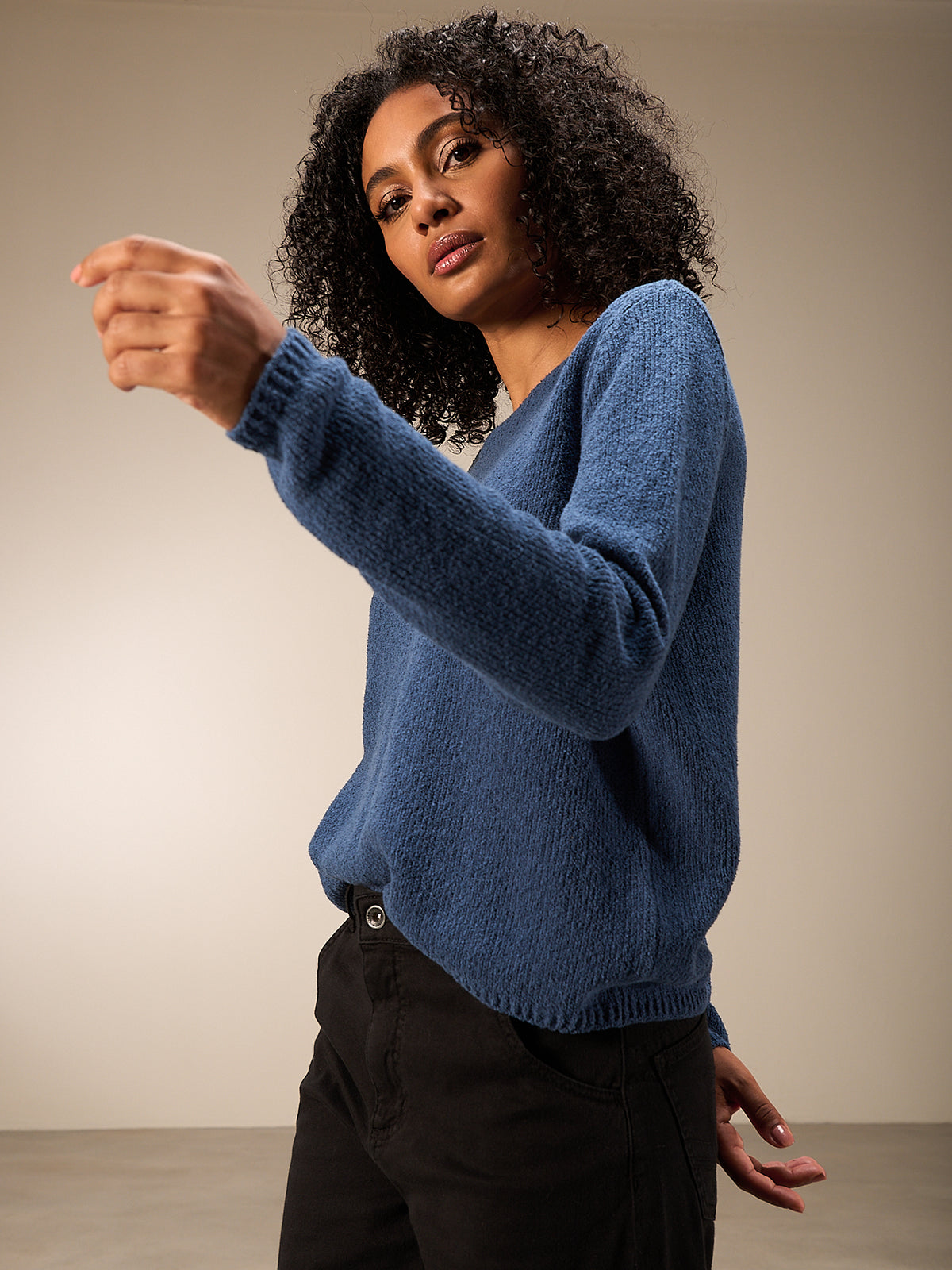 Chunky knit sweater
