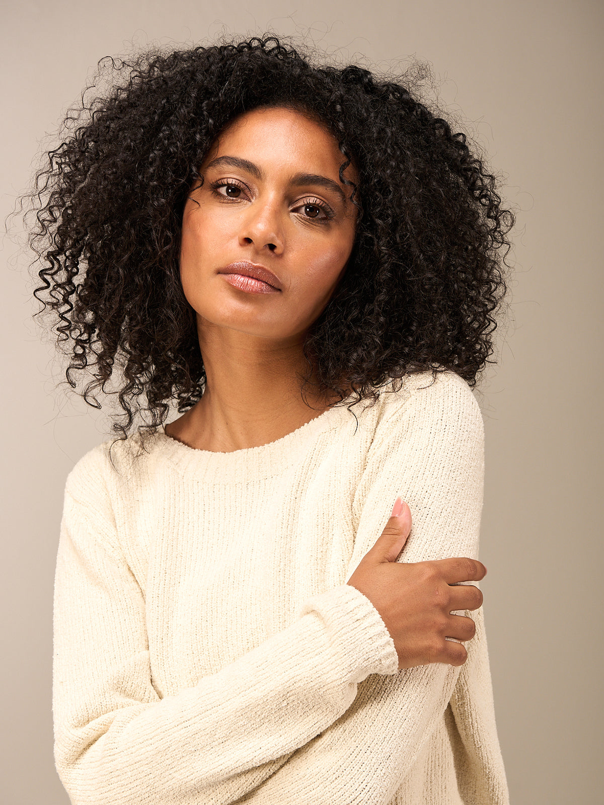 Chunky knit sweater