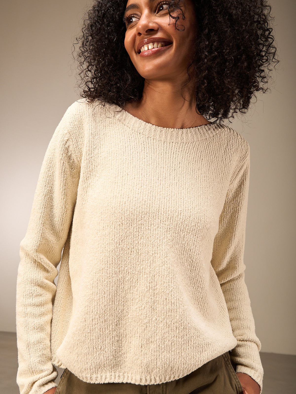 Chunky knit sweater