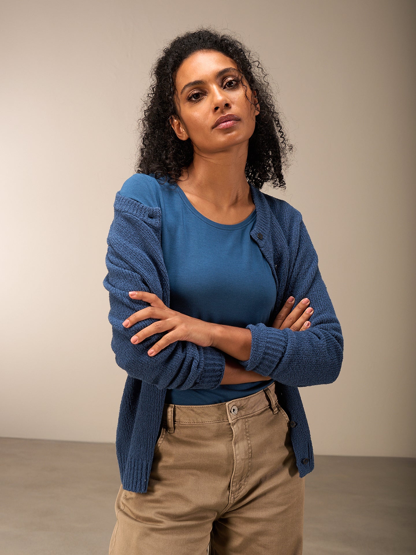 Giacca in maglia con chiusura con bottoni