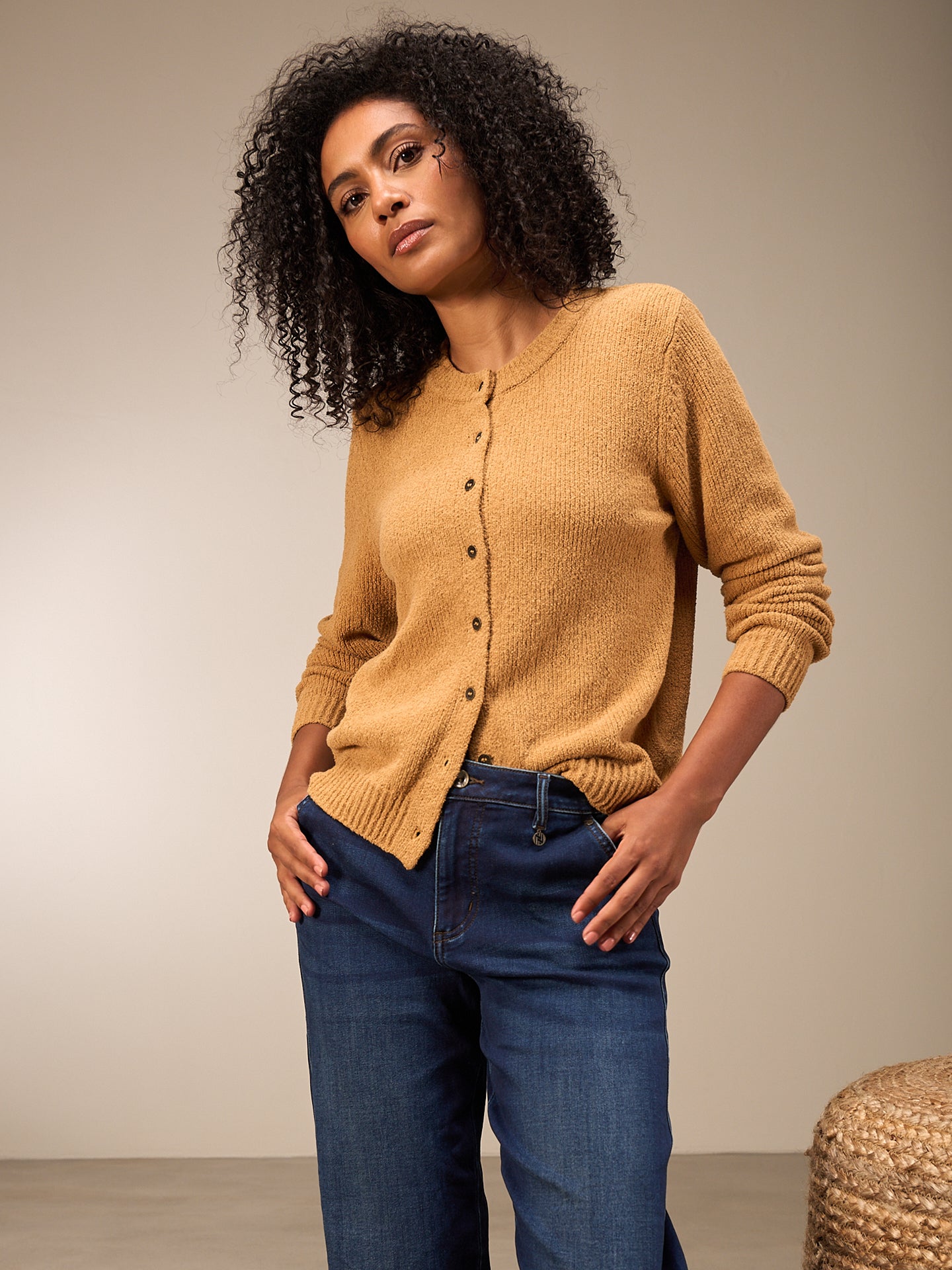 Giacca in maglia con chiusura con bottoni