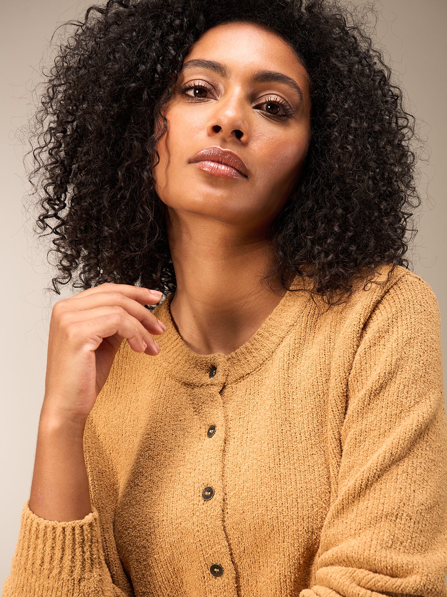 Giacca in maglia con chiusura con bottoni