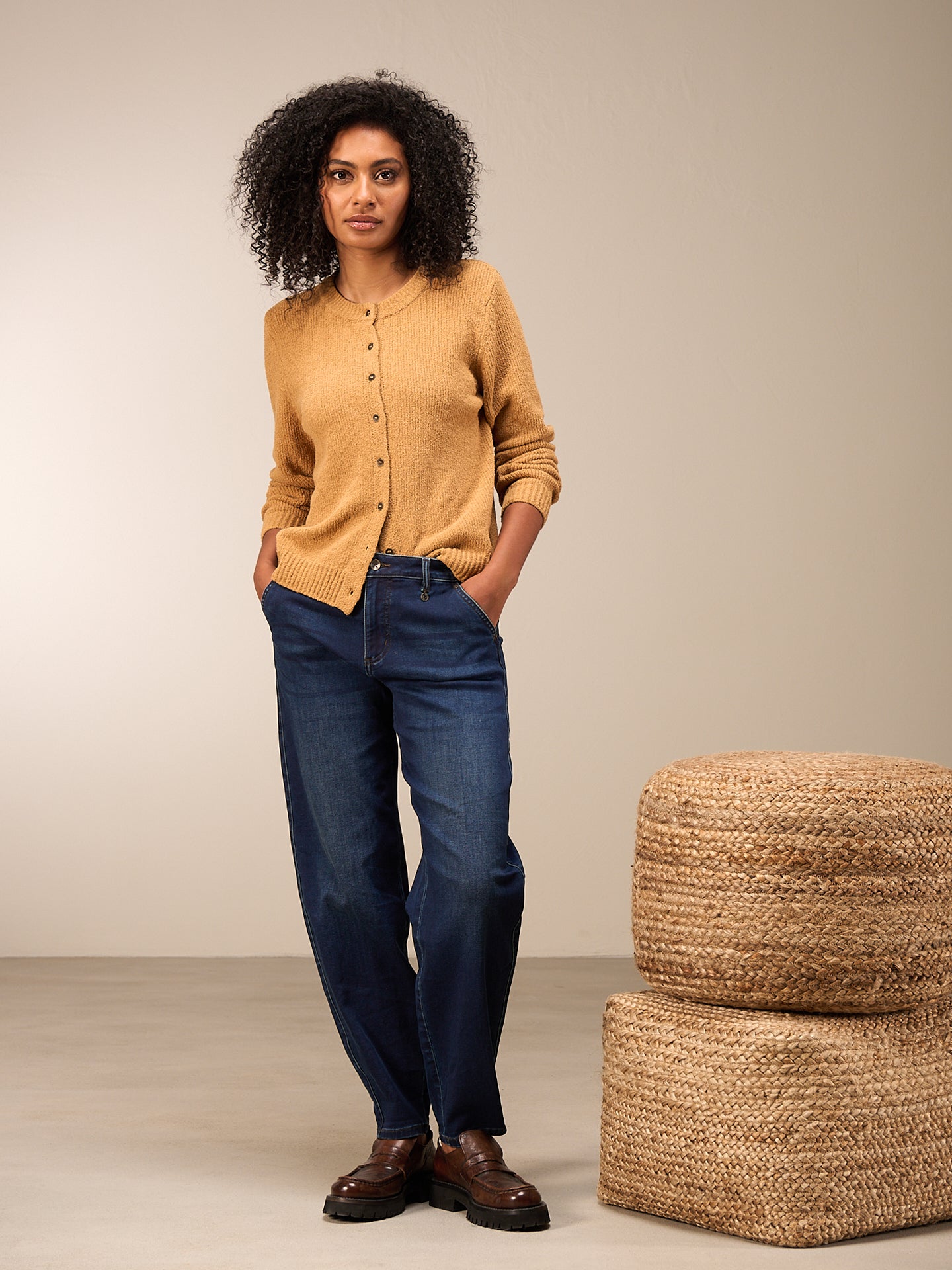 Giacca in maglia con chiusura con bottoni