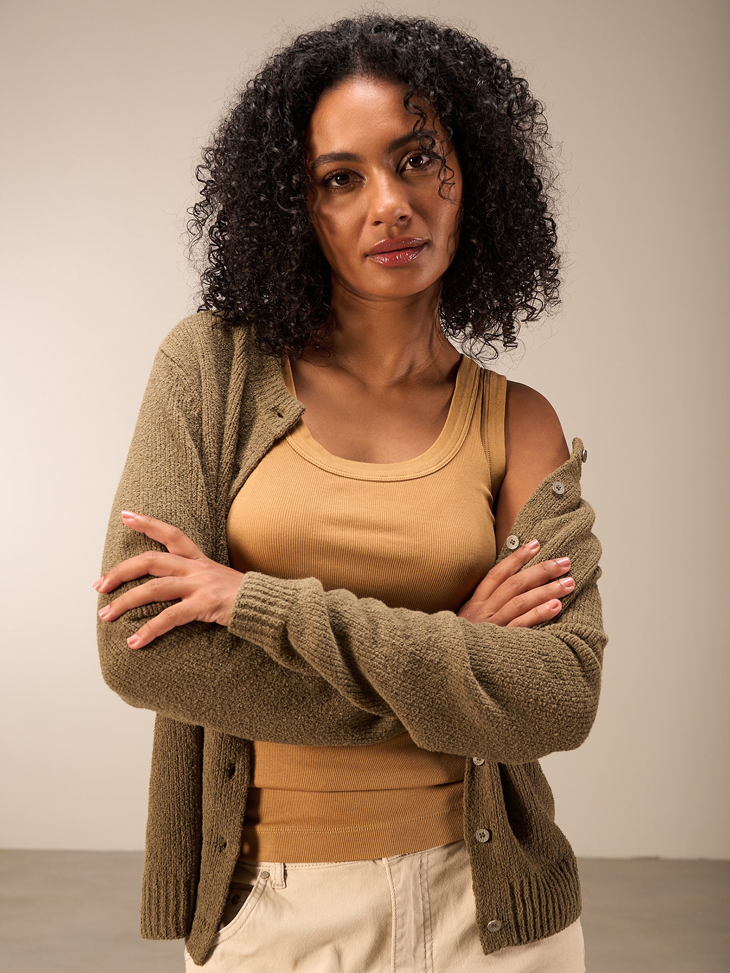 Giacca in maglia con chiusura con bottoni