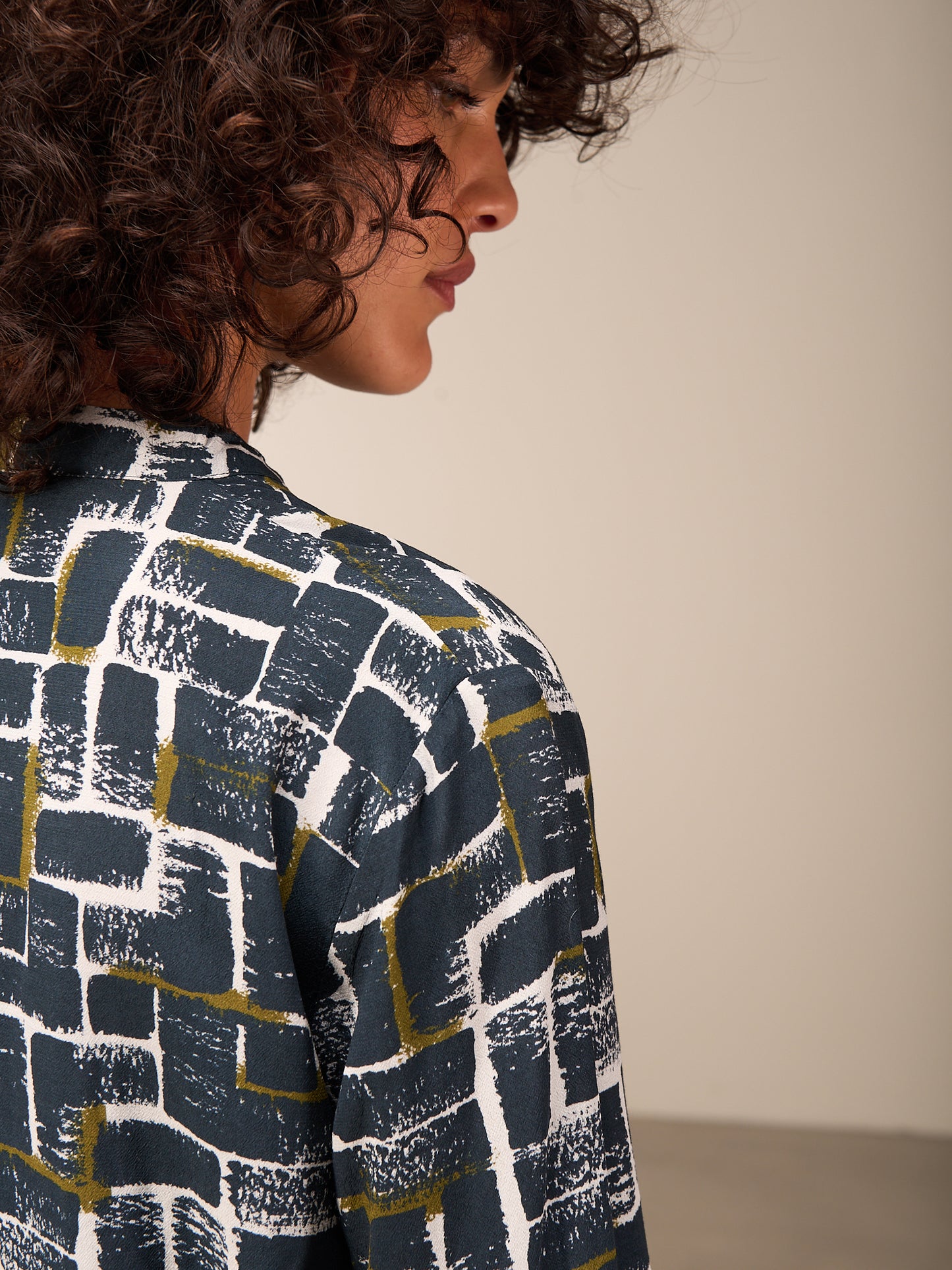 Blusa con maniche a 3/4