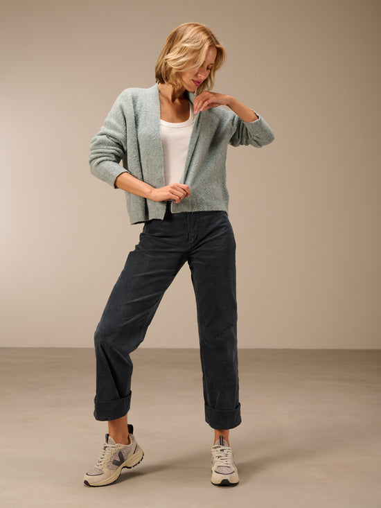 Giacca in maglia misto lana