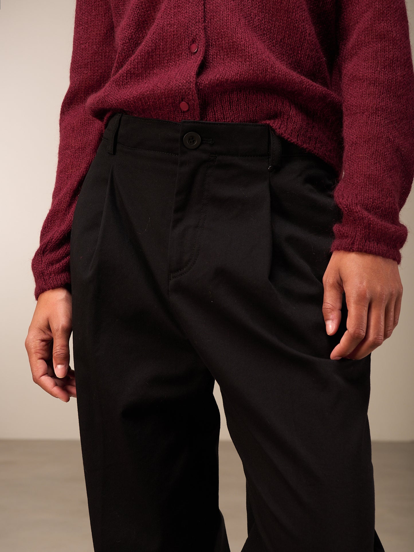 Pantaloni barrel fit