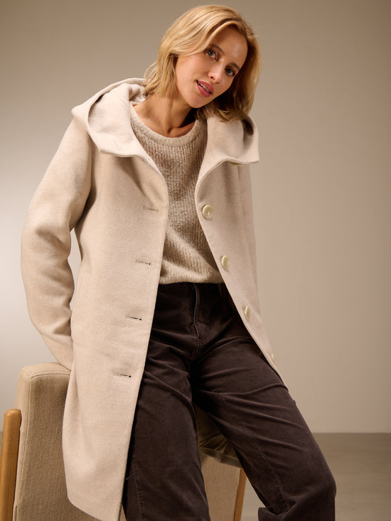 manteau à capuche