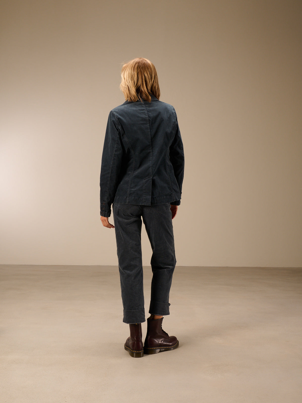 blazer en velours côtelé