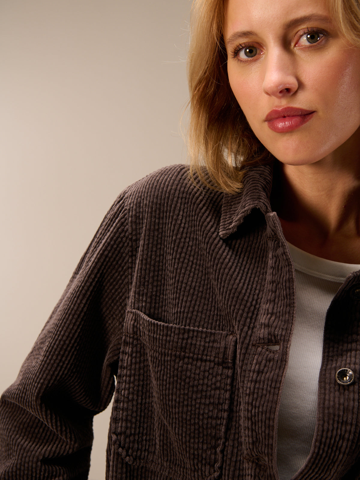 veste avec col de chemise