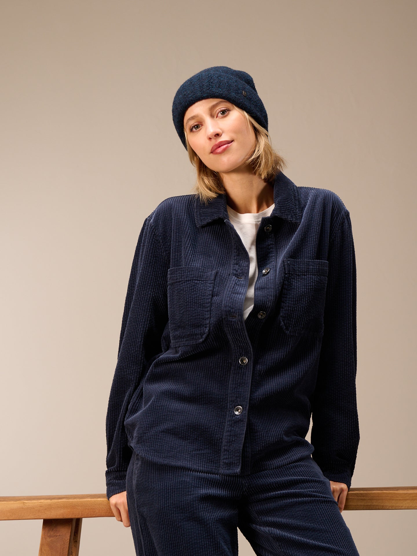 Jacke mit Hemdkragen