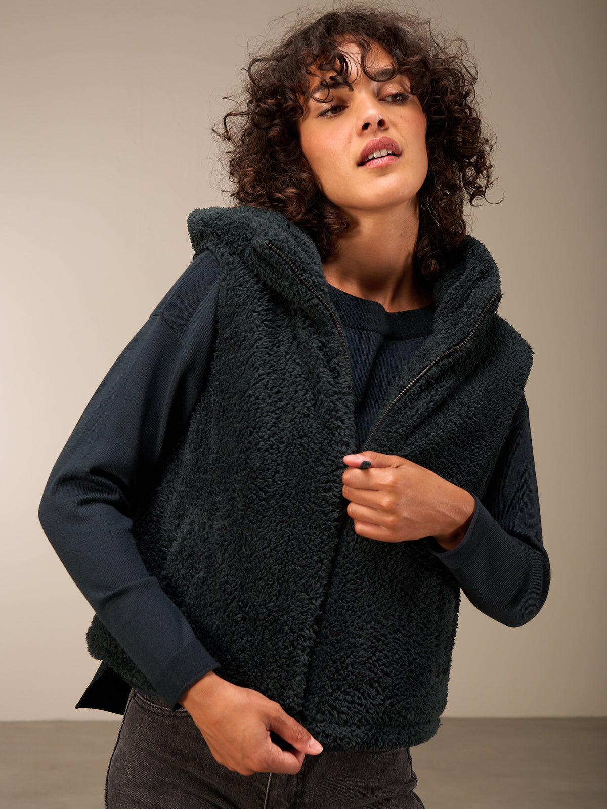 Fleece vest