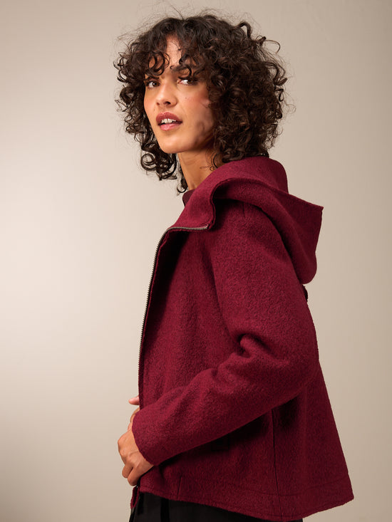 Giacca con collo alto