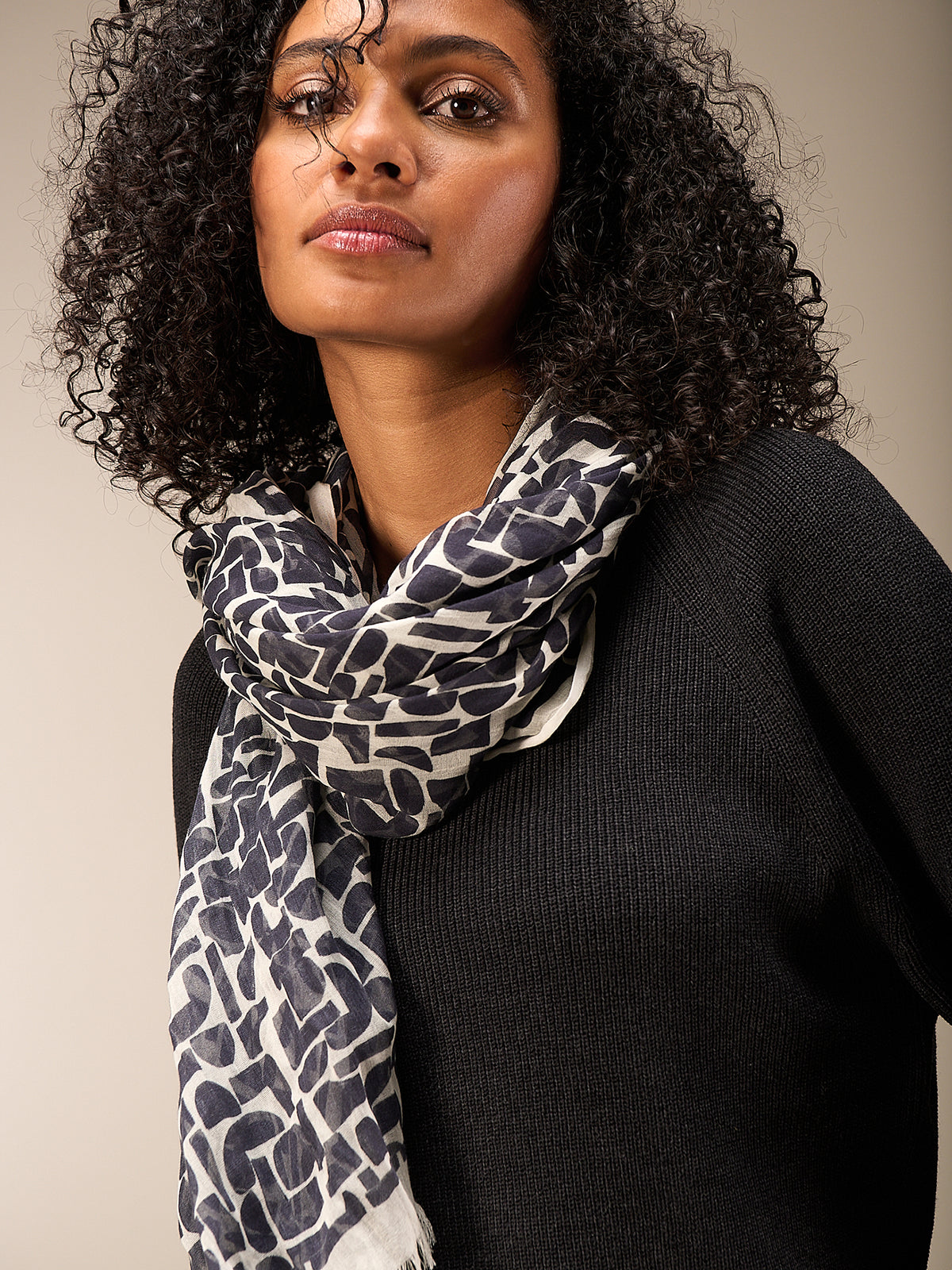 Printed scarf