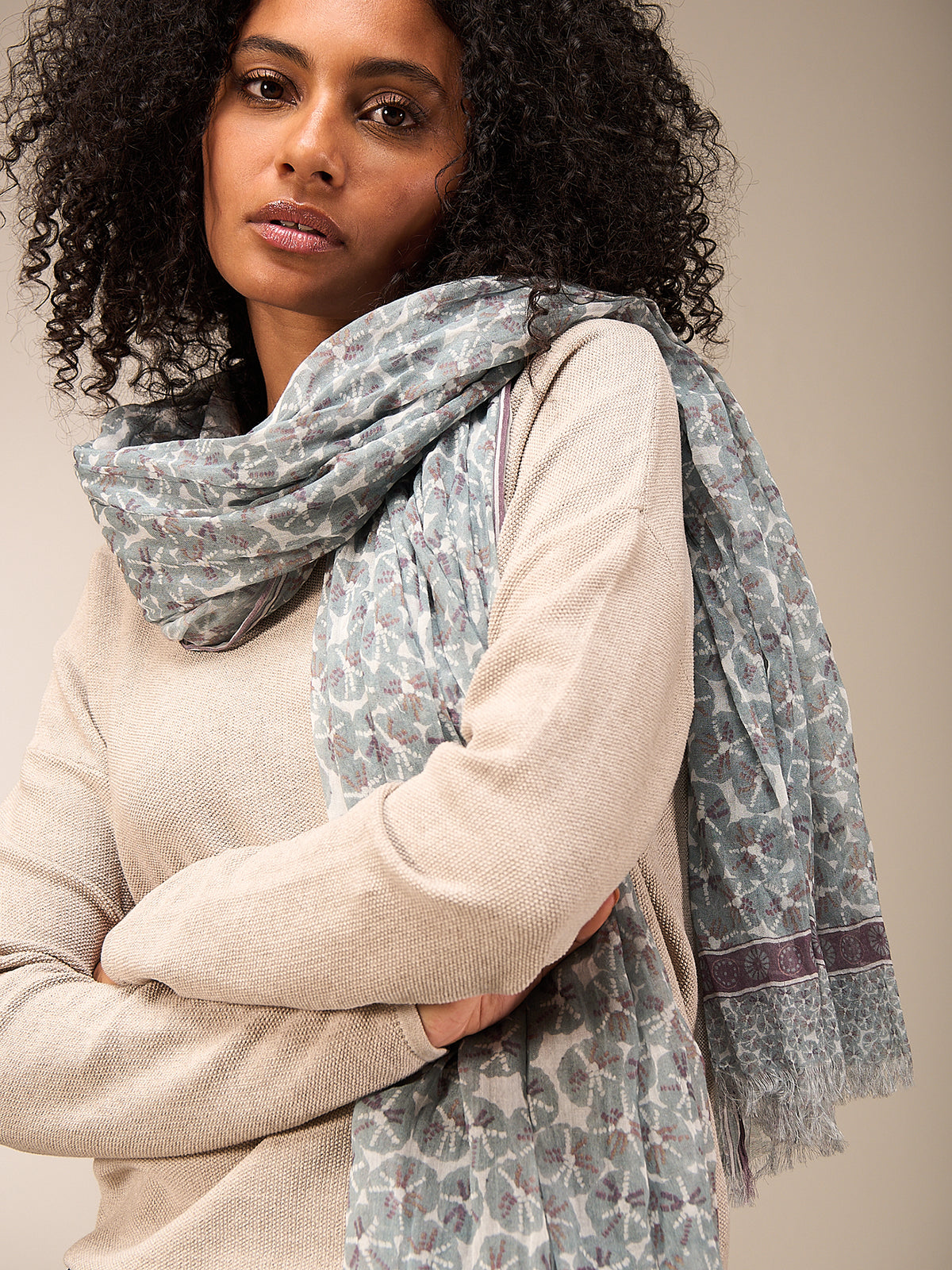 Printed scarf