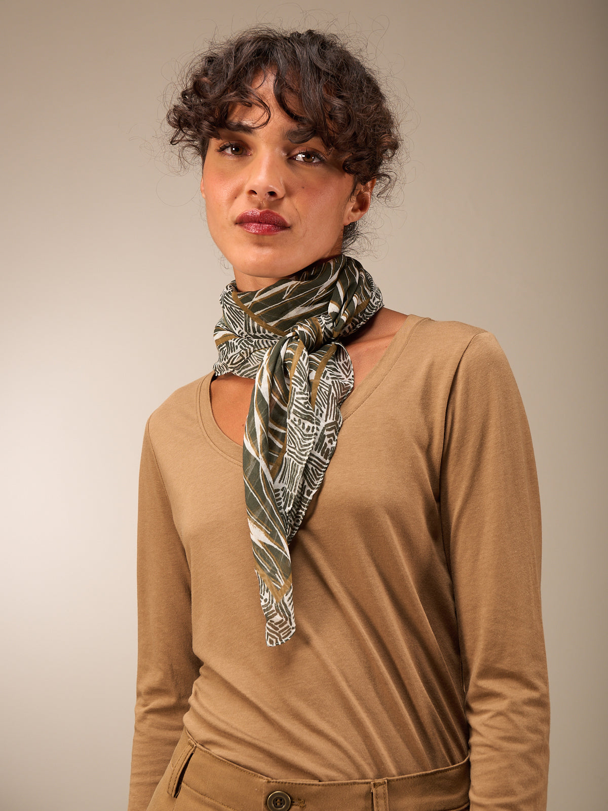 Printed scarf