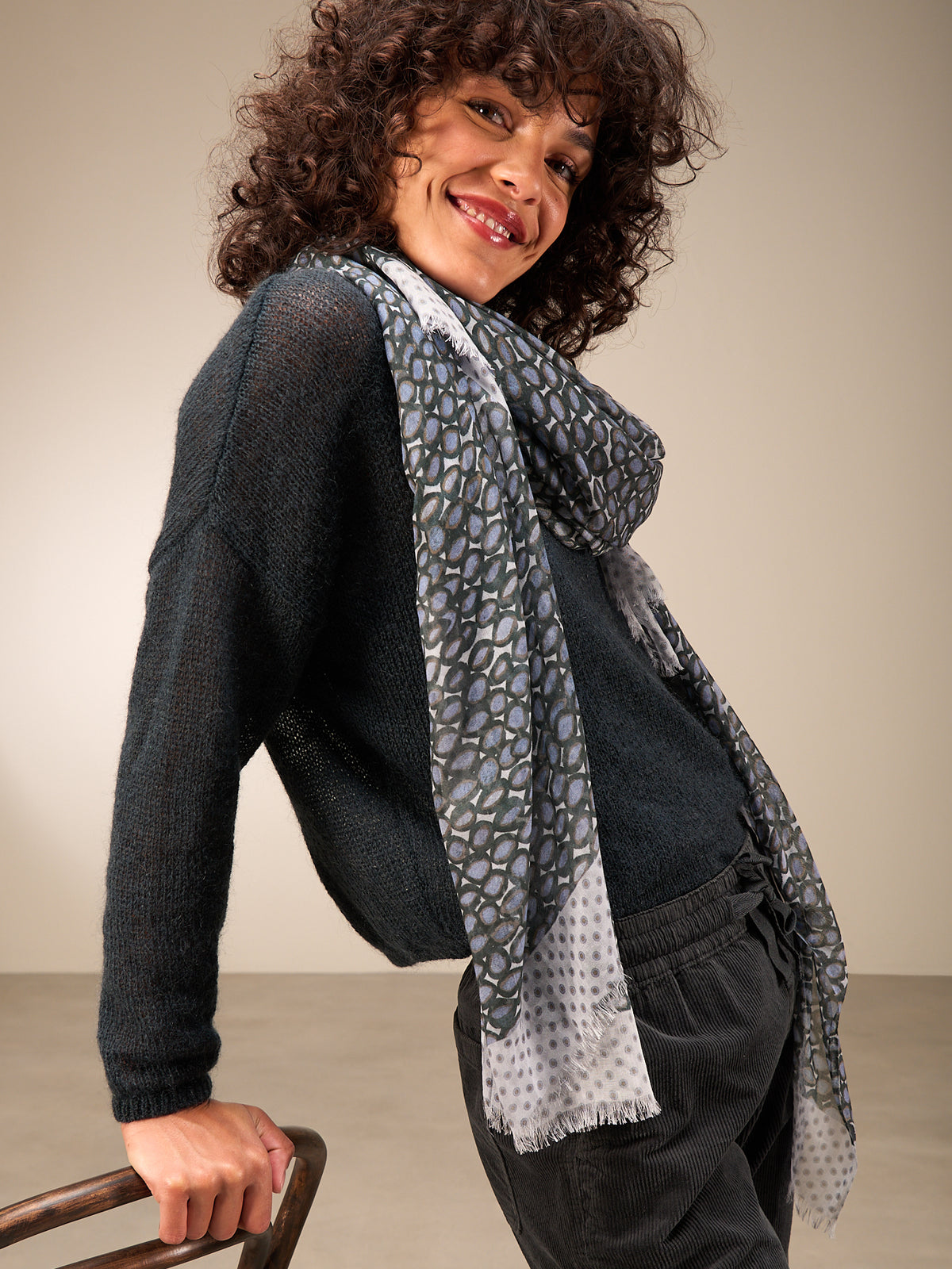 foulard imprimé