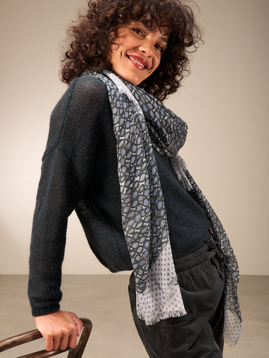 foulard imprimé