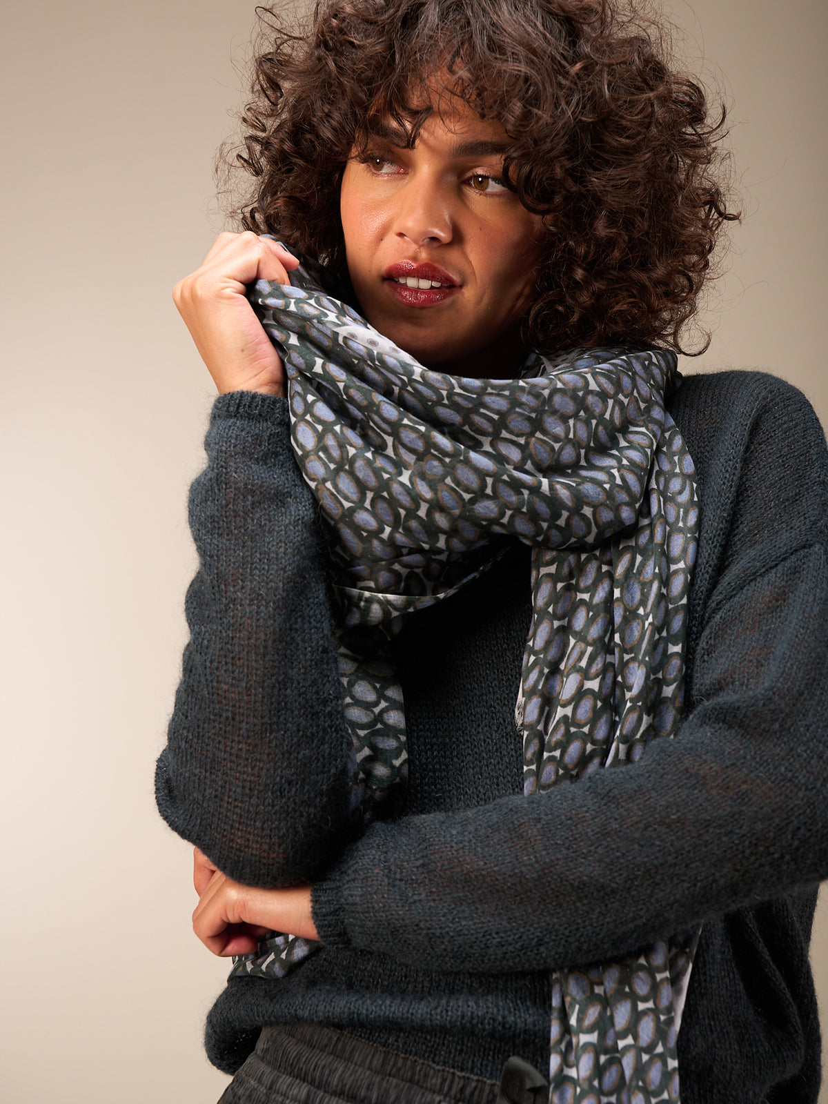 foulard imprimé