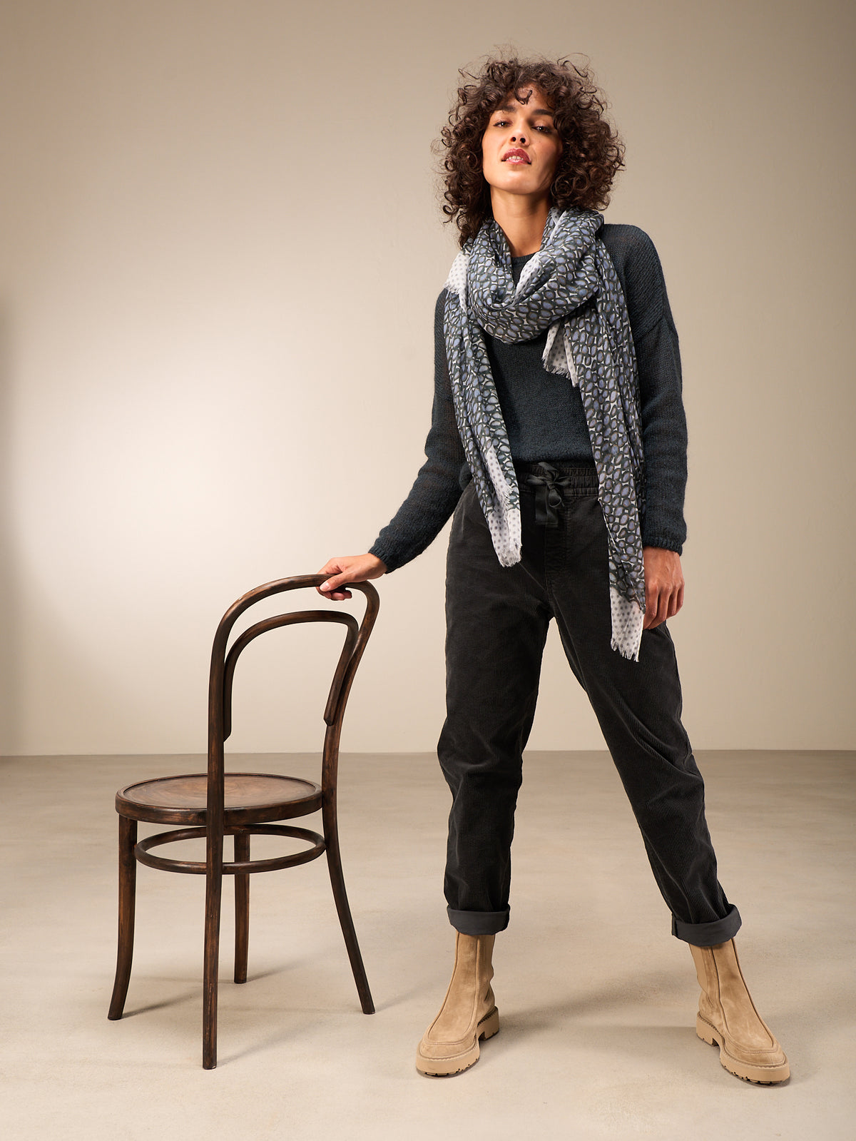 foulard imprimé