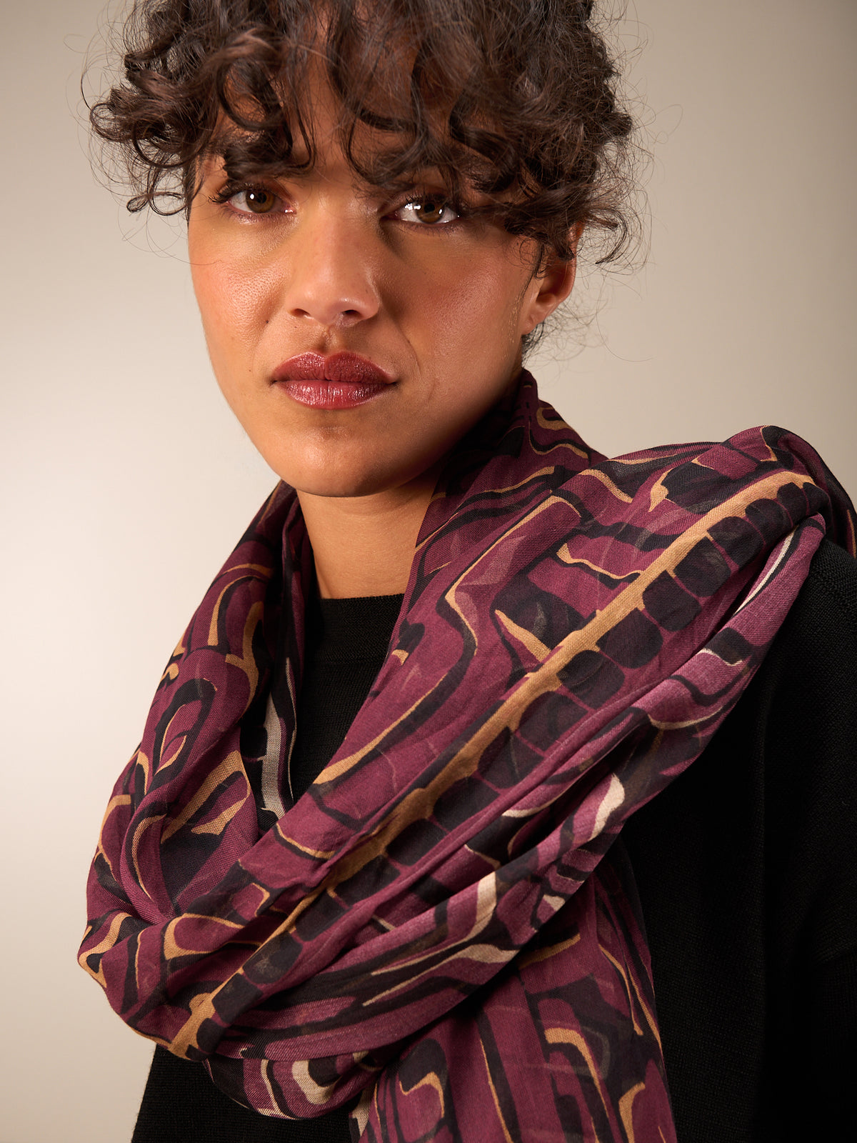 foulard imprimé