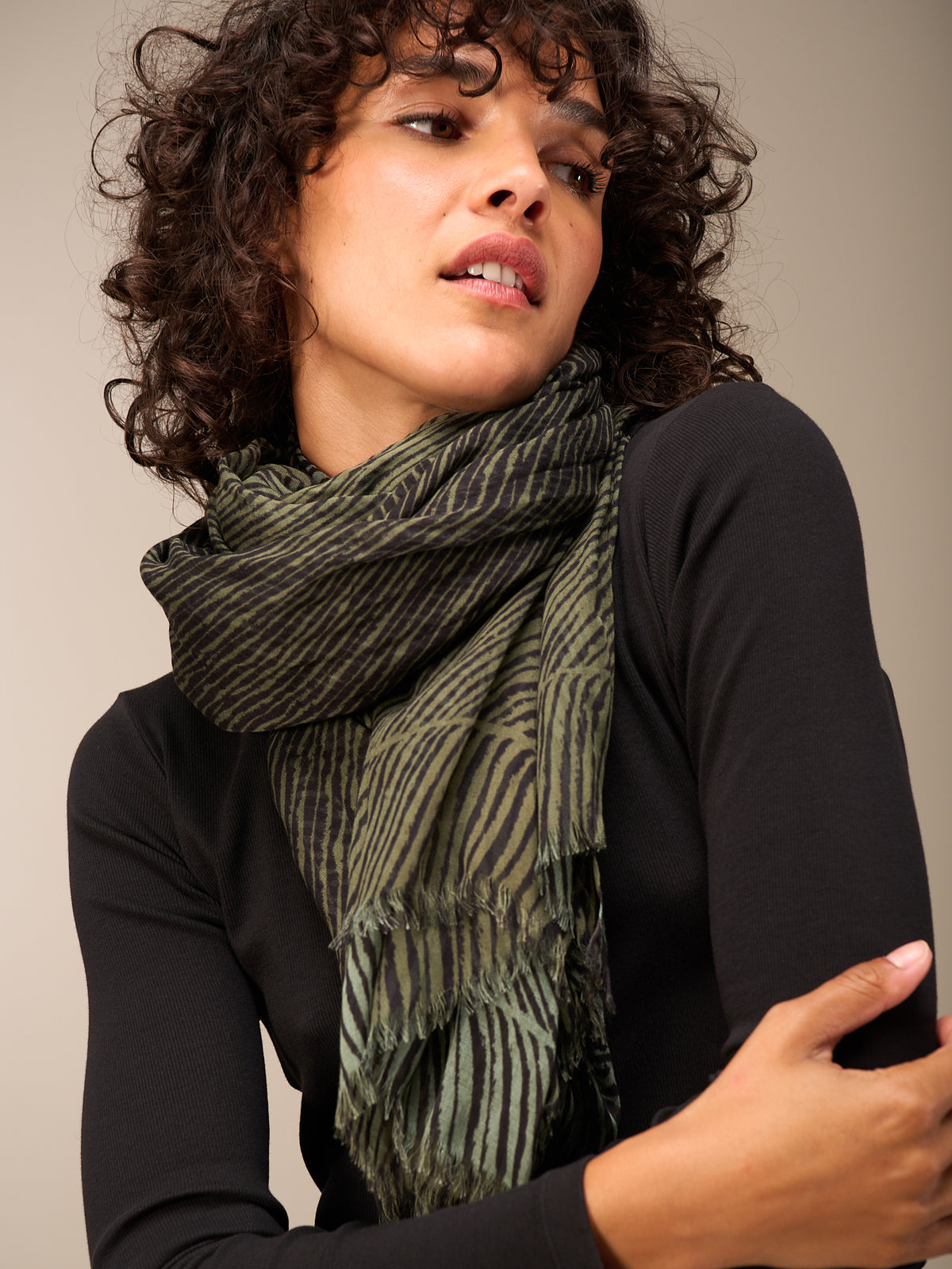 foulard imprimé
