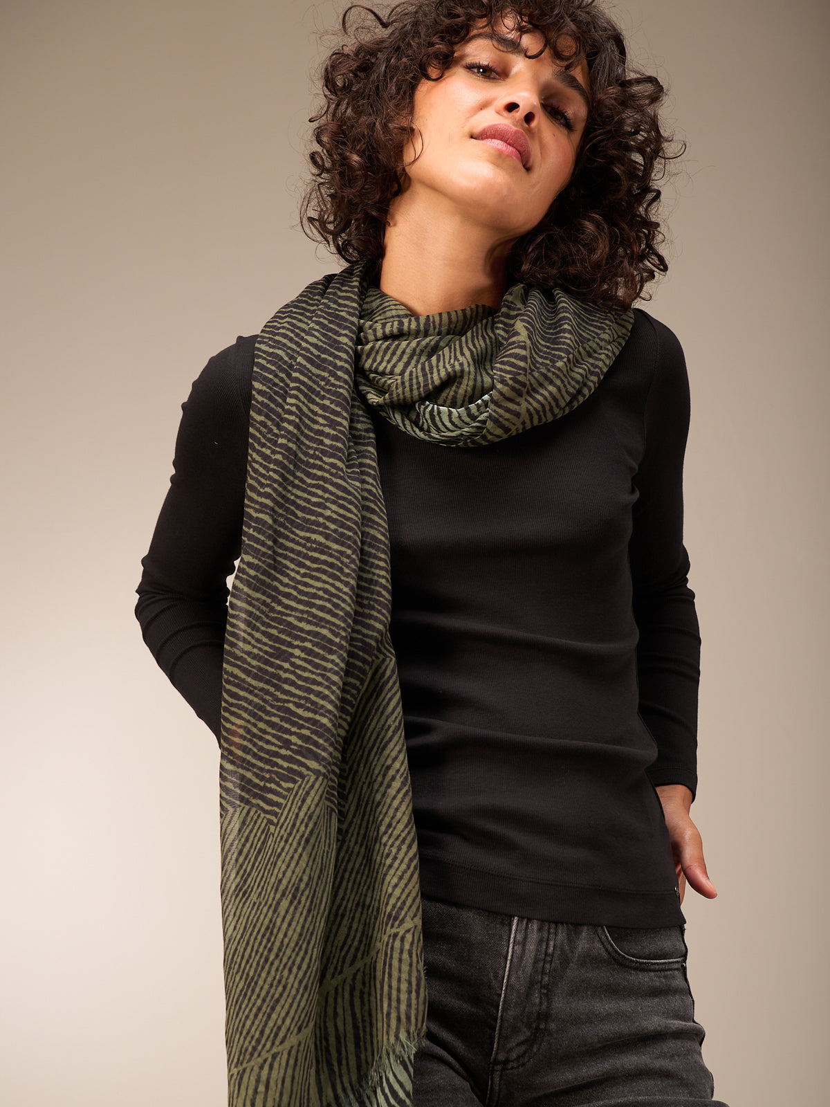 foulard imprimé