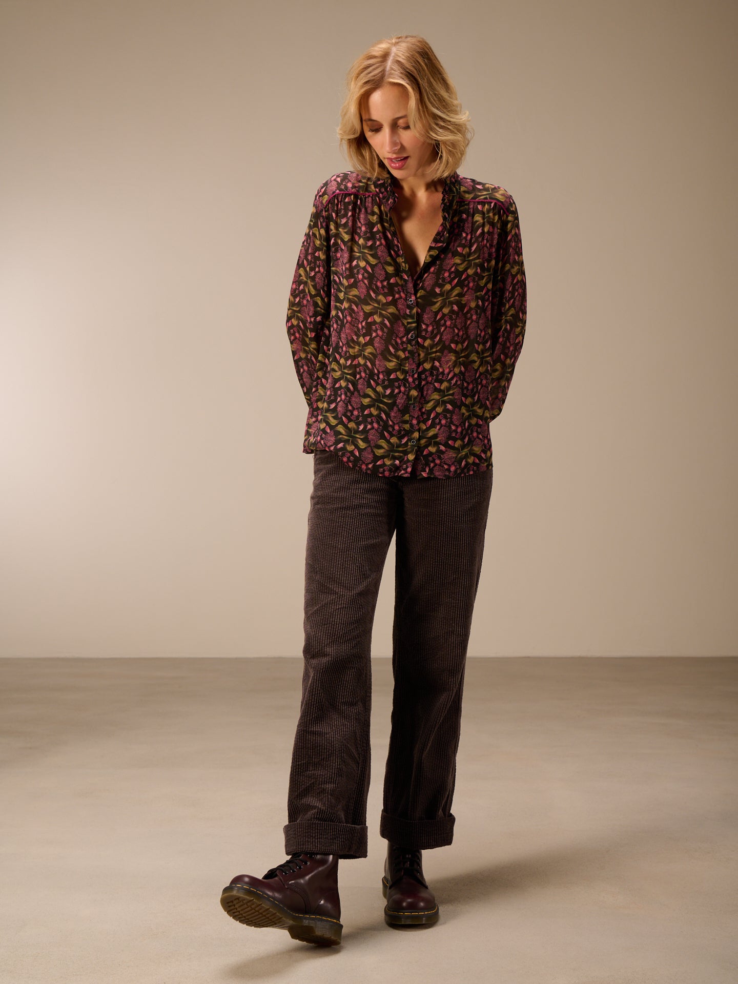 Bluse mit Rüschendetail