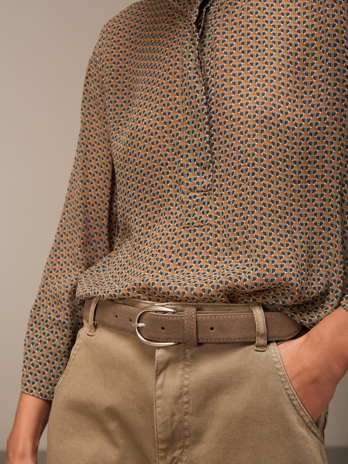 ceinture en daim