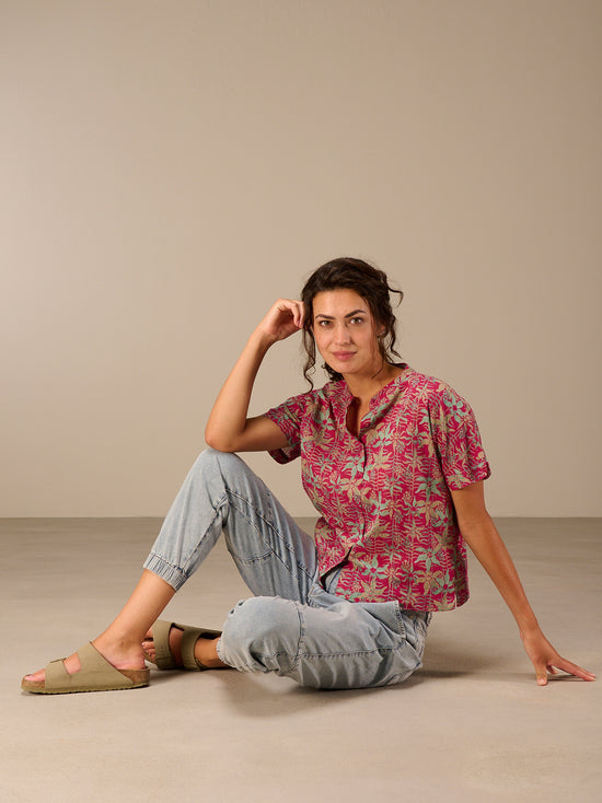 chemise à manches courtes
