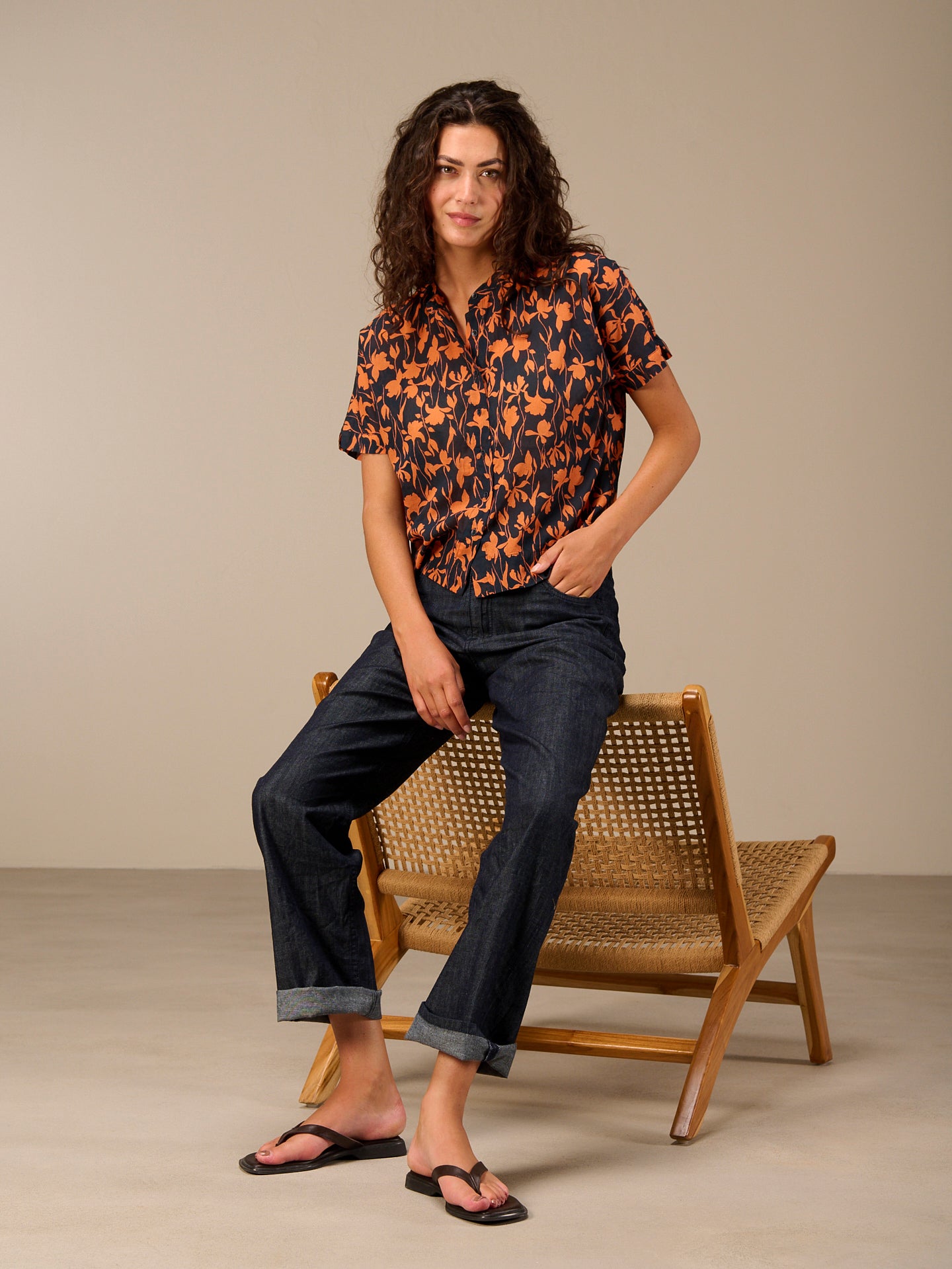 Kurzarmbluse