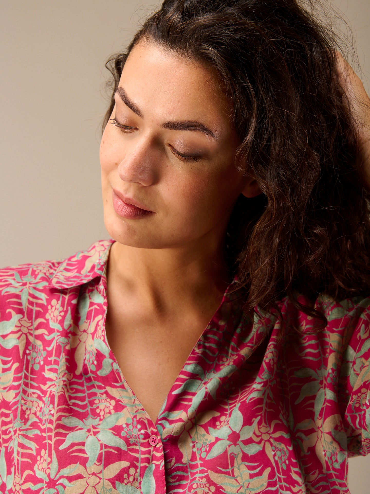 Bluse mit Knopfleiste