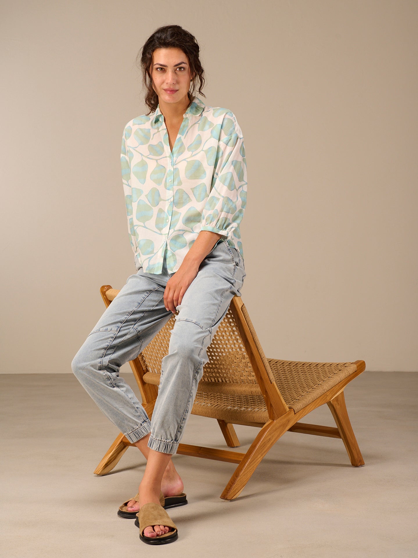 Bluse mit Knopfleiste