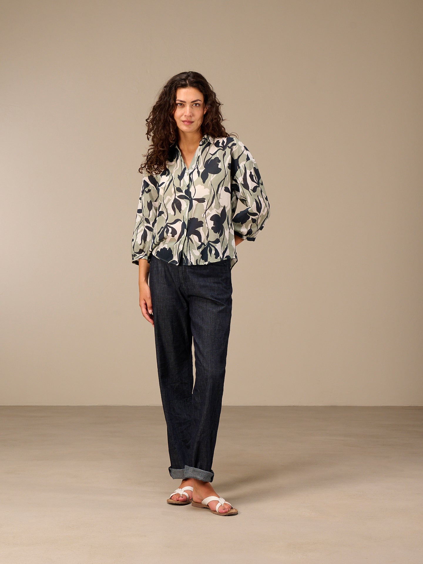Bluse mit Knopfleiste