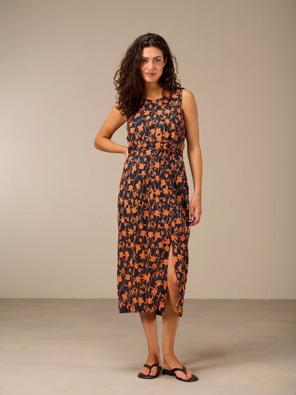 Kleid mit Rundhals