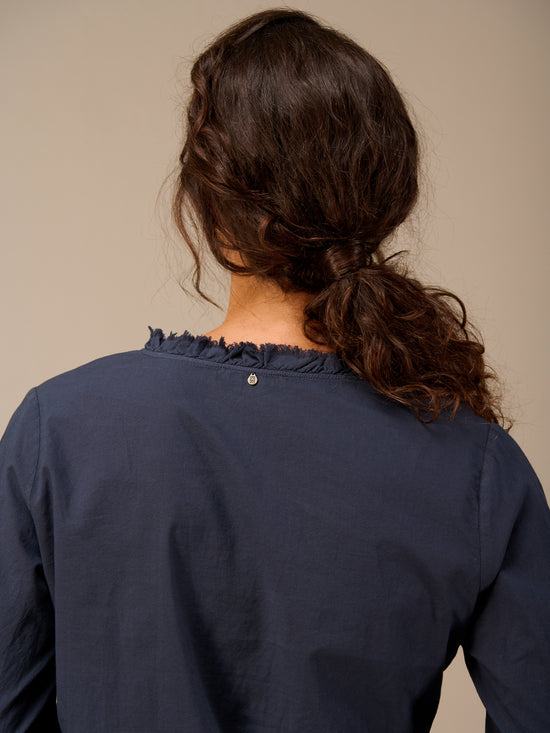 blouse avec col en V