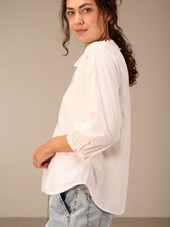 blouse avec col en V