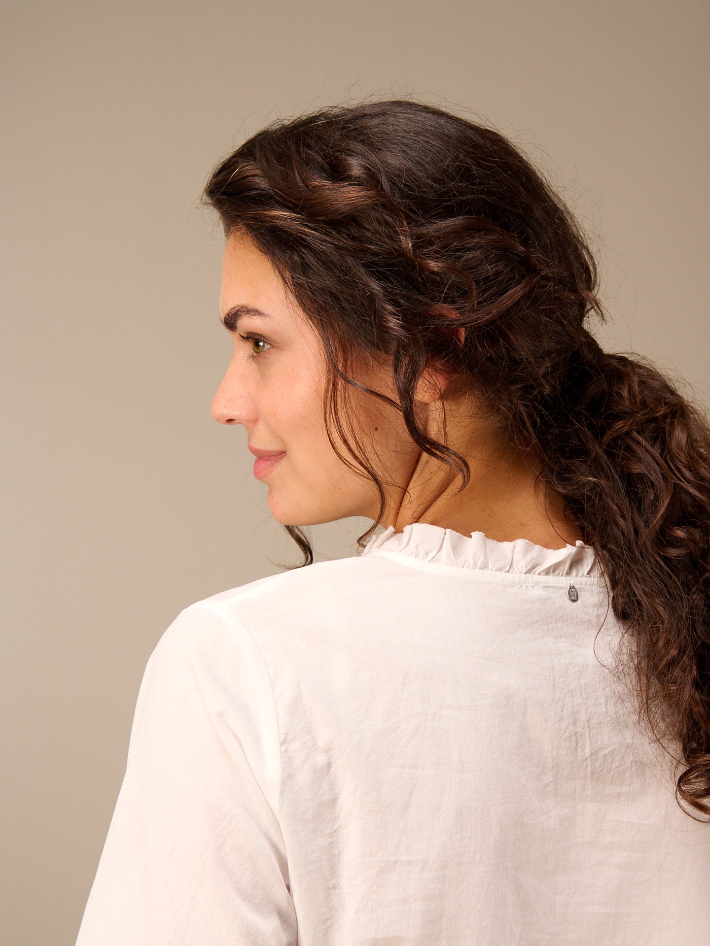 Bluse mit V-Ausschnitt