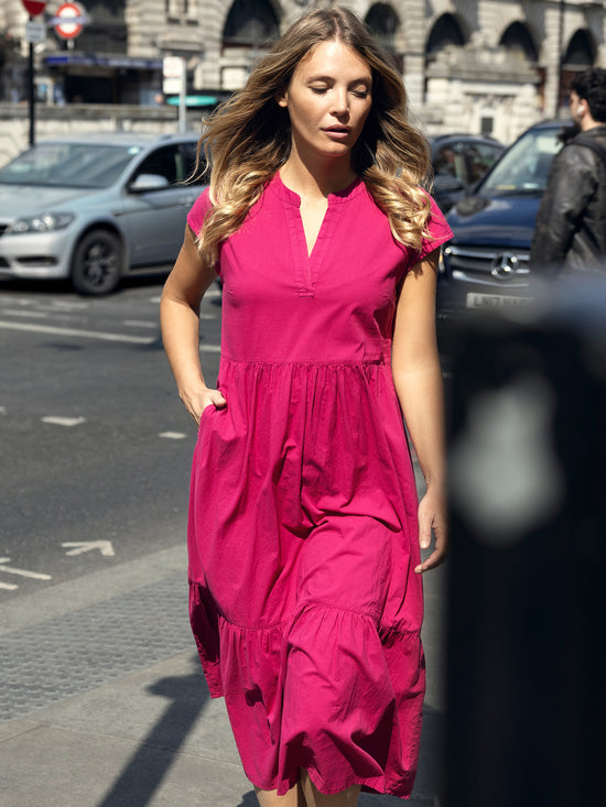 robe avec col en V