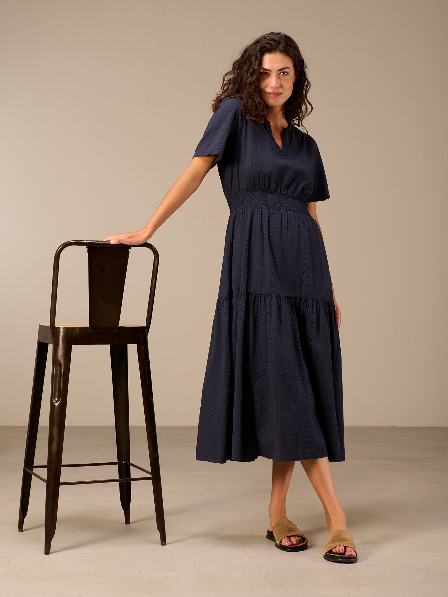 robe avec col en V