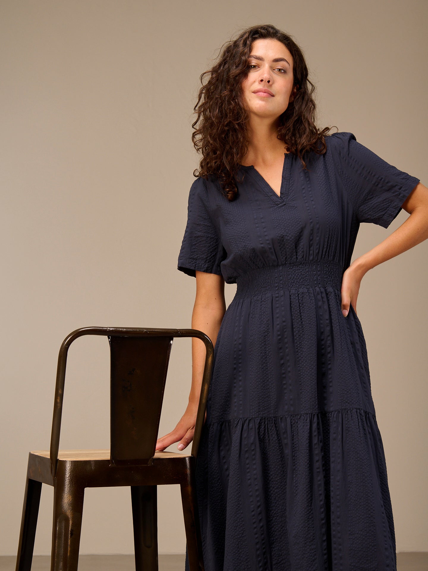 robe avec col en V