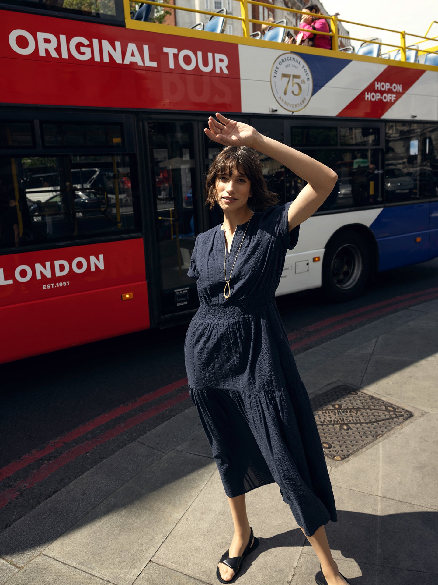 robe avec col en V