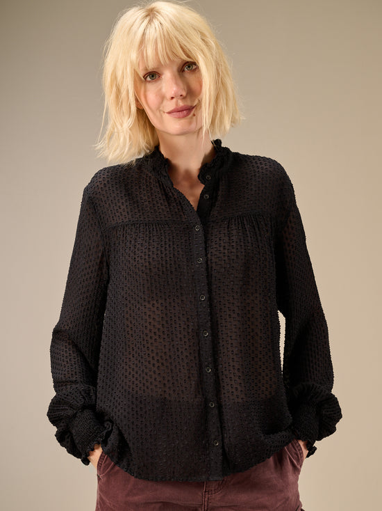 Bluse mit Rüschendetail