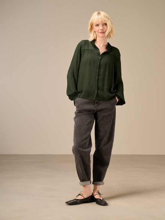 Bluse mit Rüschendetail