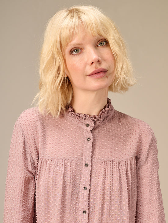 Bluse mit Rüschendetail