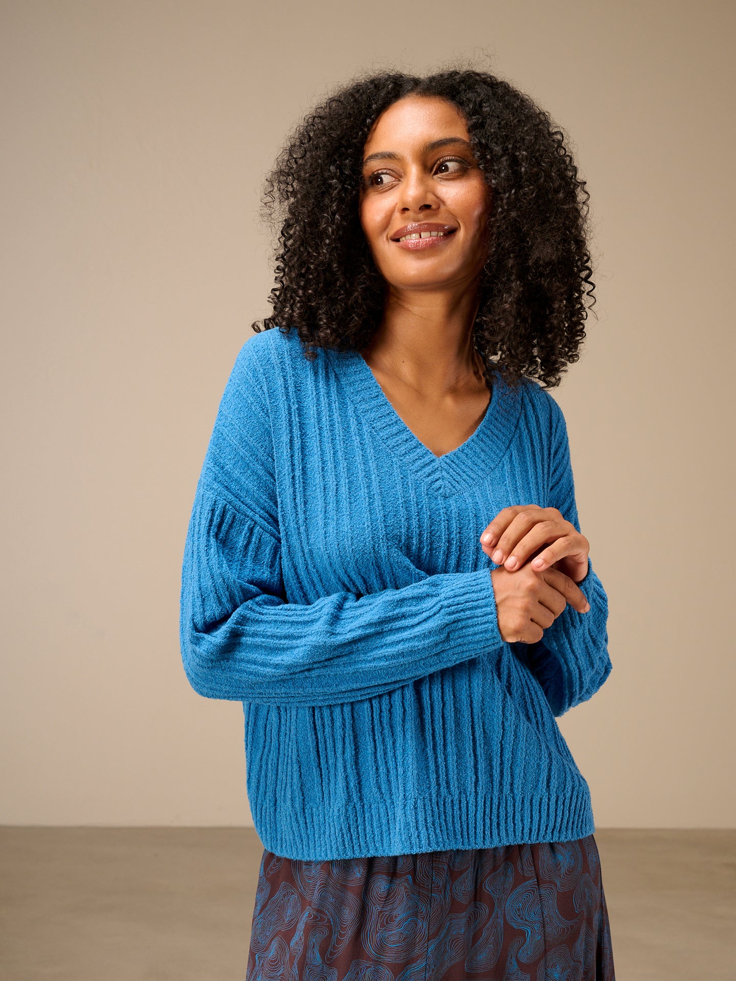 Maglione con scollo a V