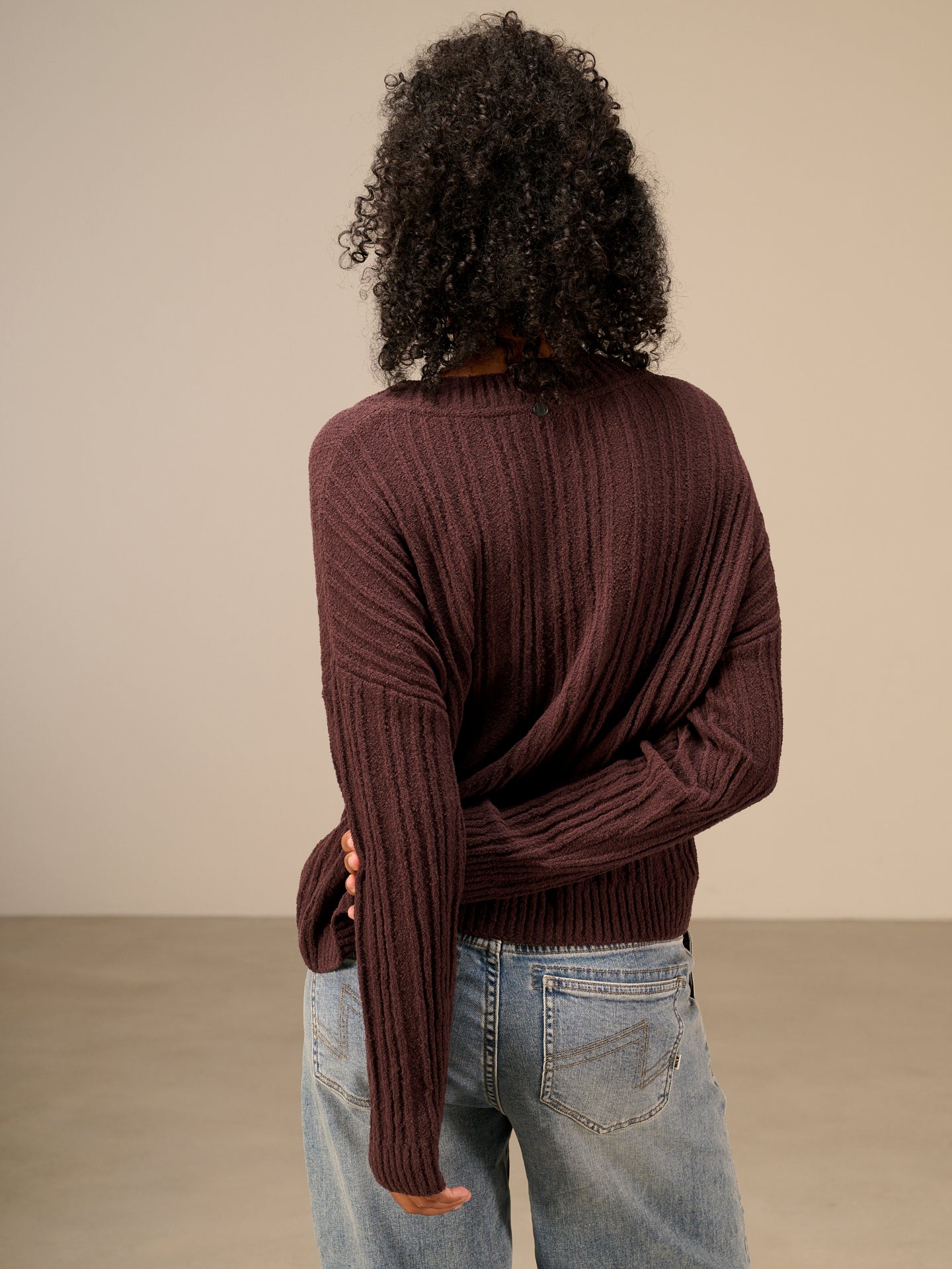 Maglione con scollo a V