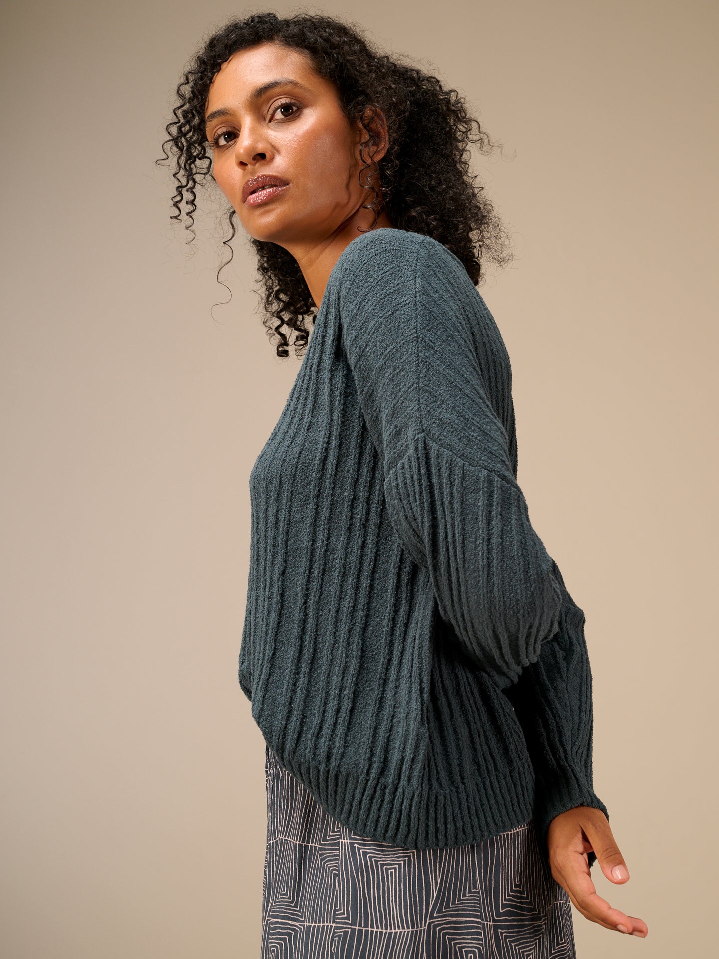 Maglione con scollo a V
